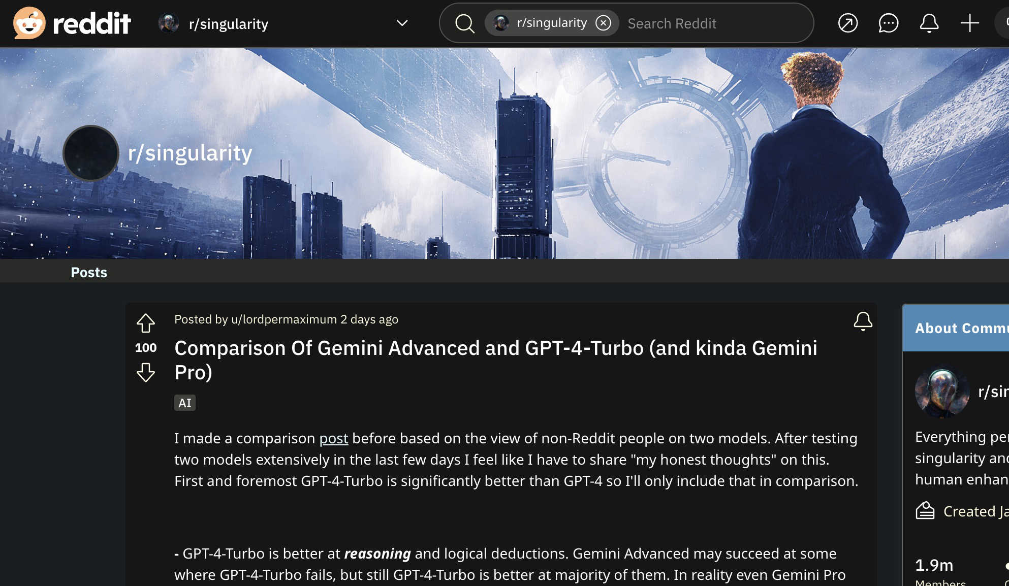 Comparaison entre Gemini Advanced, GPT-4-Turbo et Gemini Pro